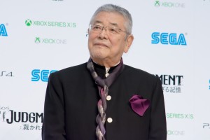 『LOST JUDGMENT：裁かれざる記憶』完成披露記者発表会に登場した中尾彬