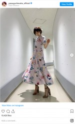 26歳の誕生日を機にバッサリショートヘアにした山口真帆　※「山口真帆」インスタグラム