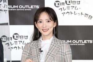 「プレミアム・アウトレットの日 アンバサダー就任発表会」に登場した夏菜