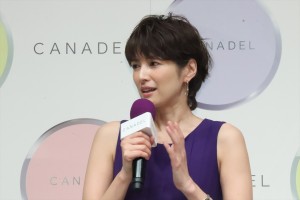 吉瀬美智子、「CANADEL 新CM発表会」に登場