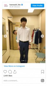 左から清野菜名、坂口健太郎※ドラマ『婚姻届に判を捺しただけですが』公式インスタグラムより