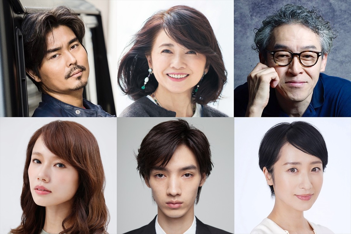 ドラマ『となりのチカラ』に出演する（上段左から）小澤征悦、風吹ジュン、浅野和之、（下段左から）ソニン、清水尋也、映美くらら