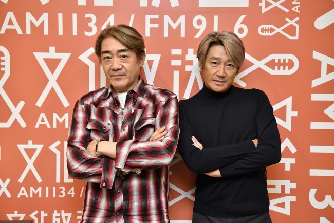 『近藤真彦 RADIO GARAGE』で共演する（左から）野村義男、近藤真彦