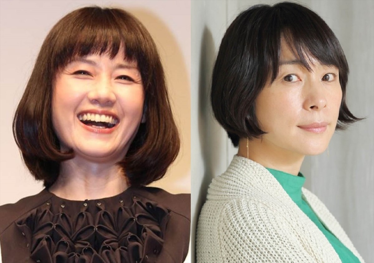 原田知世＆西田尚美、美女2人がキュートなポーズ　「何ですか！この可愛さは」と絶賛の声