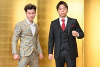 ついに来年対戦が決定　（左から）那須川天心と武尊
