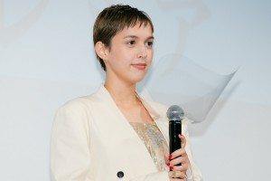 映画『エッシャー通りの赤いポスト』ジャパンプレミアに登場したモーガン茉愛羅