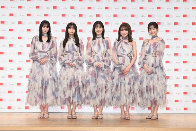 『第72回NHK紅白歌合戦』のリハーサルに出席した乃木坂46（左から）遠藤さくら、齋藤飛鳥、生田絵梨花、秋元真夏、山下美月