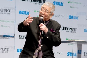 『LOST JUDGMENT：裁かれざる記憶』完成披露記者発表会に登場した中尾彬