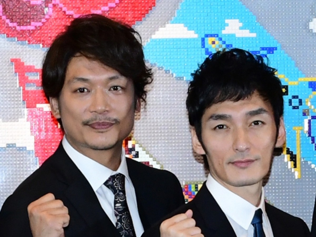 香取慎吾、草なぎ剛(2018年撮影)