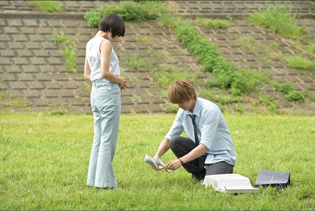 プロミス シンデレラ 最終回 壱成 眞栄田郷敦のプロポーズに 早梅 二階堂ふみがキスで返答 ネットもん絶 21年9月15日 写真 クランクイン