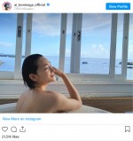 ※「冨永愛」インスタグラム