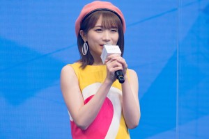 ゲーム『乃木坂的フラクタル』新CM発表会に登場した乃木坂46・秋元真夏