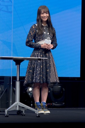 ゲーム『乃木坂的フラクタル』新CM発表会に登場した乃木坂46・北野日奈子