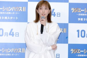 ドラマ『ラジエーションハウスII～放射線科の診断レポート～』取材会に登場した本田翼