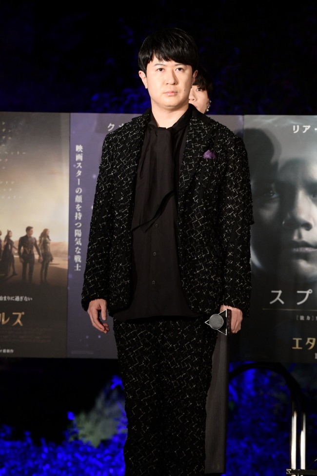 【作品以外NG】映画『エターナルズ』公開記念 東京タワー10灯式イベント 20211028