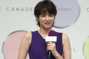 吉瀬美智子、「CANADEL 新CM発表会」に登場