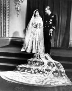 英王室エリザベス女王、フィリップ殿下の結婚式（1947）