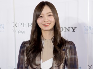 Xperia View×乃木坂46 VRコンテンツ発表会に登場した乃木坂46・梅澤美波