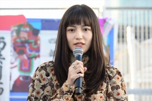 川口春奈、映画『聖地X』韓国式・大ヒット祈願イベントに登場