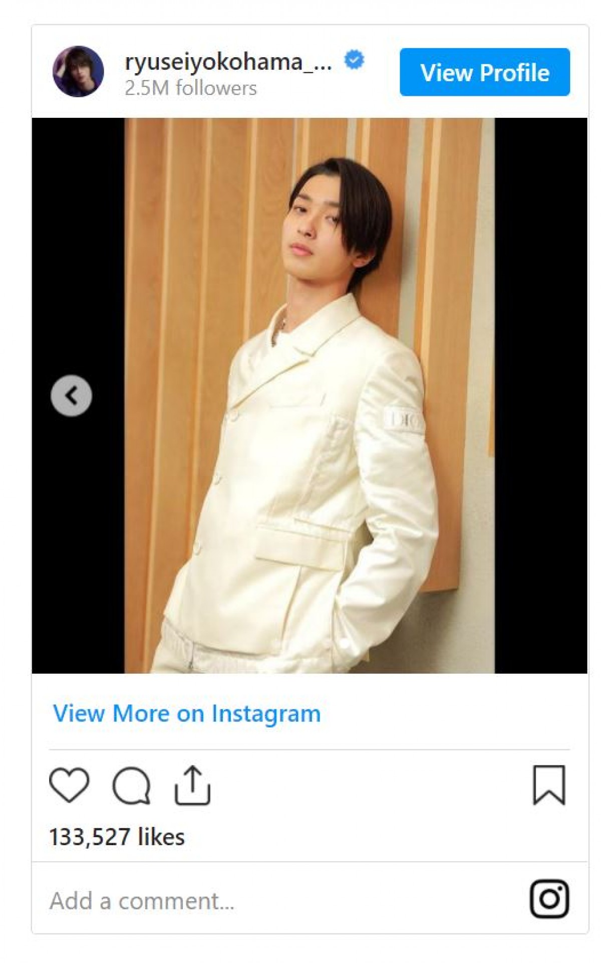 横浜流星、オールホワイトコーデで表参道に降臨 「王子様」「素敵すぎる」の声