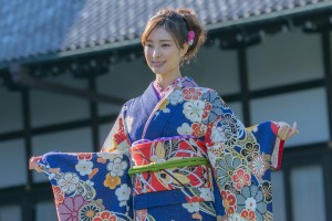 2022年オスカープロモーション新春晴れ着撮影会に登場した宮本茉由