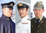 新春スペシャルドラマ『潜水艦カッペリーニ号の冒険』に出演する（左から）音尾琢真、堤真一、今野浩喜