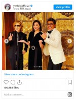 YOSHIKI、芸能人格付けチェックでのオフショット　※「YOSHIKI」インスタグラム