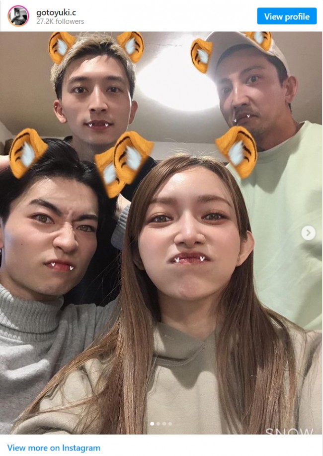 後藤祐樹さんインスタに姉 ゴマキ登場 甥との集合ショットに反響 美形の遺伝 仲良し家族 22年1月3日 写真 エンタメ ニュース クランクイン