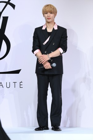 與那城奨、「YSL BEAUTY 新作リップ発売＆JO1ジャパン アンバサダー就任会見」に登場