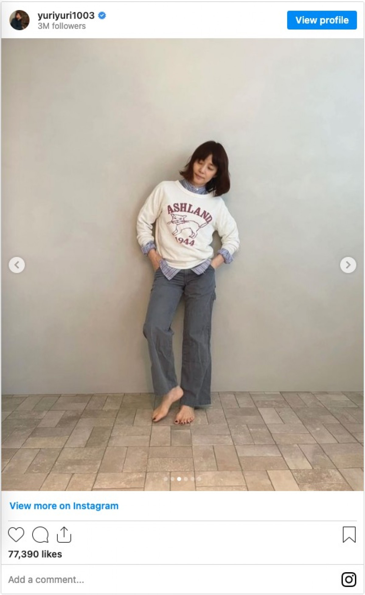 石田ゆり子『妻、小学生になる。』衣装合わせの写真を公開　「どのお洋服も素敵」「ほんと可愛い」と反響