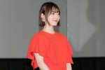 映画『グッバイ、ドン・グリーズ！』公開記念舞台あいさつに登壇した花澤香菜