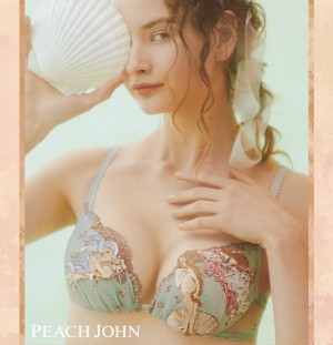 PEACH JOHN「巨匠のブラ」に新作！　ヴィーナスの美しさを感じさせる優美なデザイン