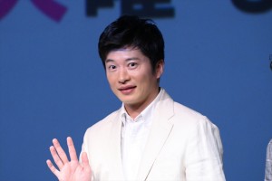 TBS DRAMA COLLECTION 2022 Spring!!　火曜ドラマ『持続可能な恋ですか？～父と娘の結婚行進曲～』会見に登場した田中圭