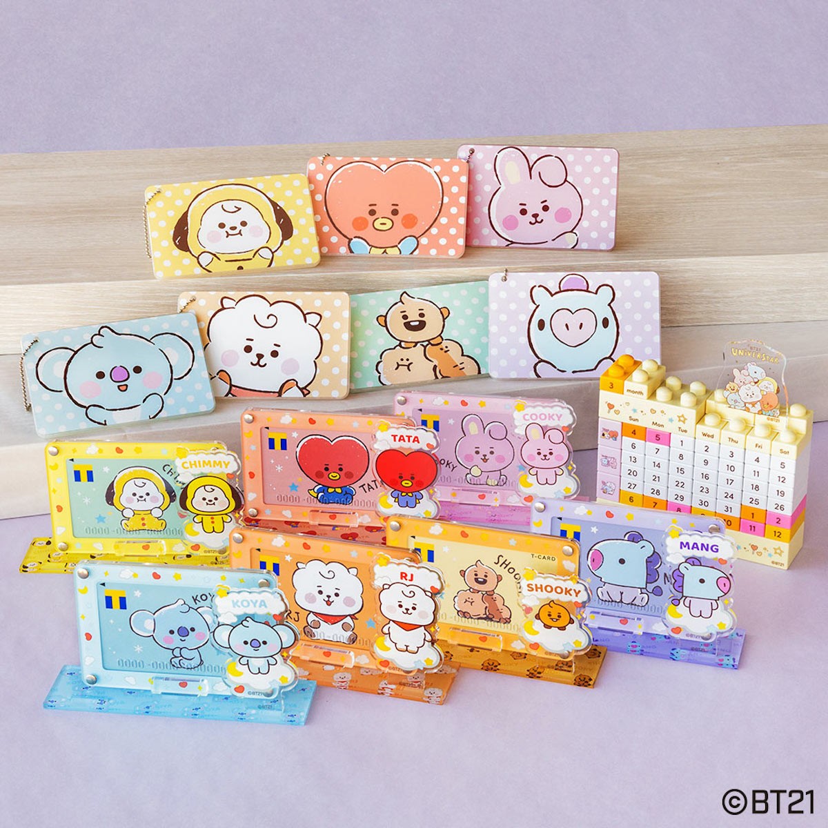 BT21のTカード第2弾