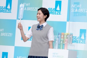 安斉星来、「NEW！ SEA BREEZE！発表会」に登場