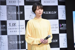 里々佳、『WOWOWオリジナルドラマ 青野くんに触りたいから死にたい』完成報告会に登場