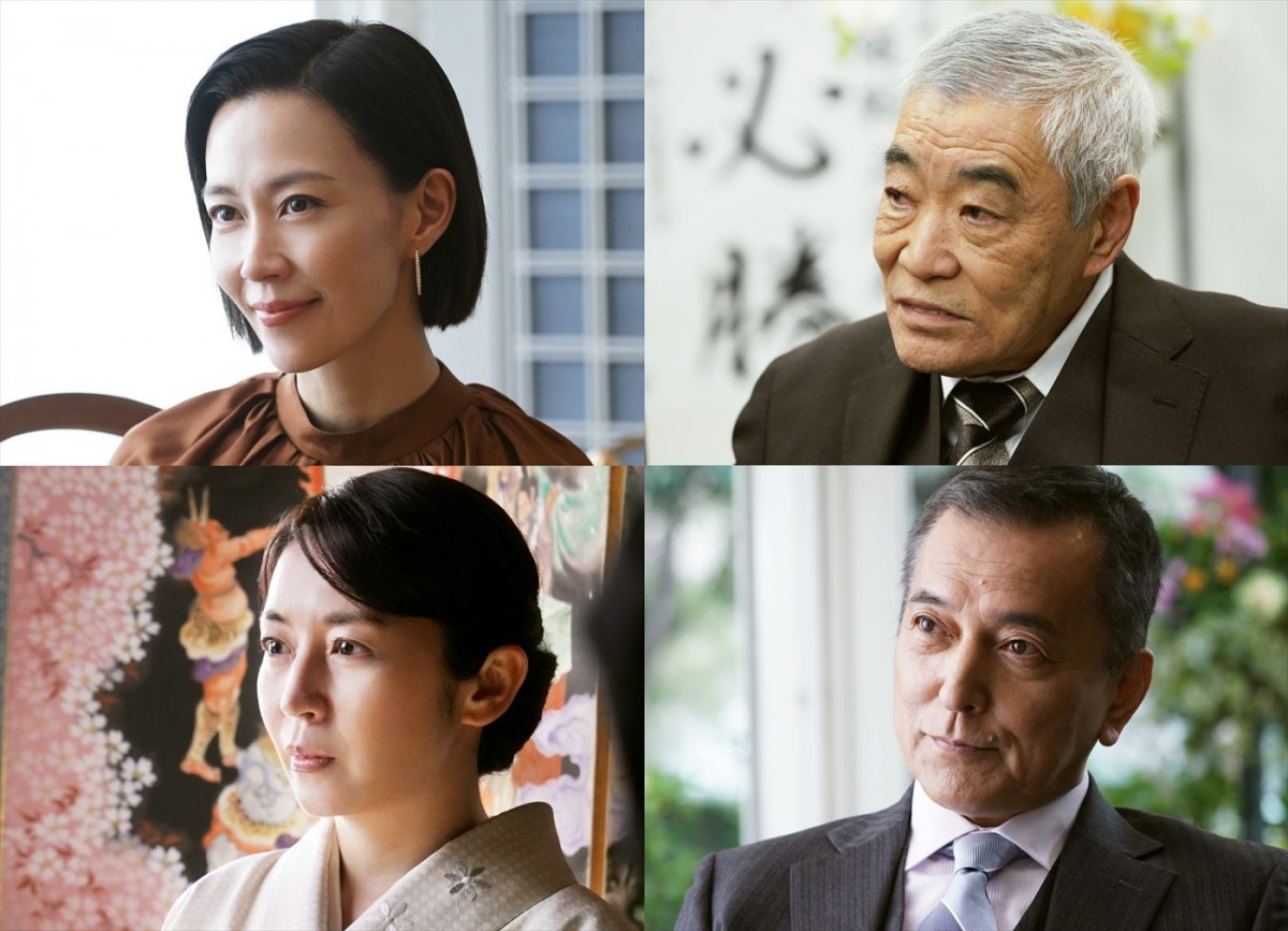 ドラマ『相棒 season20』第19話「冠城亘最後の事件―仇敵(前篇)」に出演する(写真上段左から)木村佳乃、柄本明、(下段段左から)酒井美紀、榎木孝明