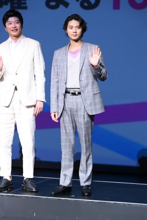 TBS DRAMA COLLECTION 2022 Spring!!　火曜ドラマ『持続可能な恋ですか？～父と娘の結婚行進曲～』会見に登場した磯村勇斗