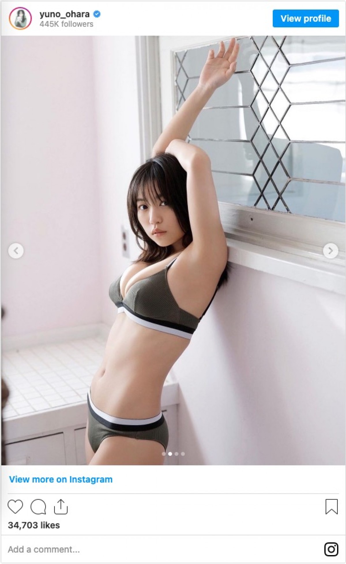 大原優乃、水着ショットに反響　「可愛くてきれいでセクシー」「神々しい」
