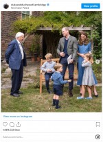 デヴィッド・アッテンボロー博士とほのぼの交流（2020年9月）　※「ケンブリッジ公爵夫妻」インスタグラム