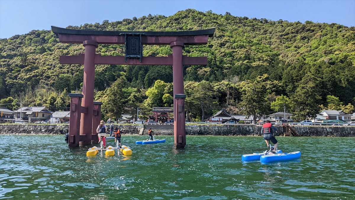 20220526_全く濡れない水上サイクリング