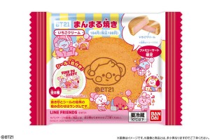 「BT21 まんまる焼き いちごクリーム」