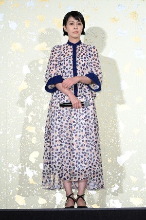 松たか子、映画『峠 最後のサムライ』完成披露試写会に登場