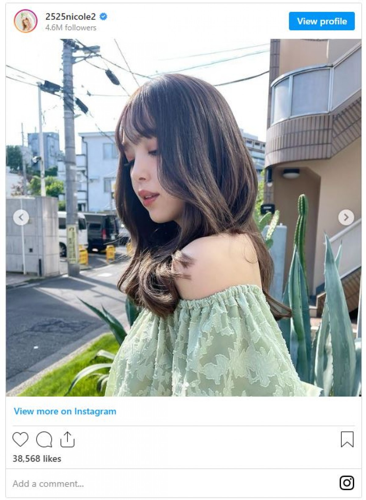 藤田ニコル“イメチェン”報告「どうかな？」にファン「大人っぽくて素敵」「お姉さんになってる!!」