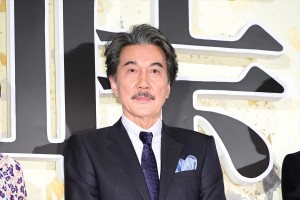 役所広司、映画『峠 最後のサムライ』完成披露試写会に登場