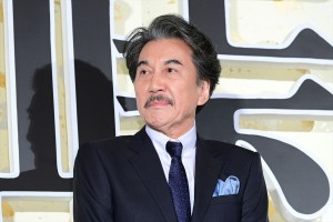 役所広司、映画『峠 最後のサムライ』完成披露試写会に登場