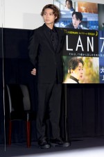 映画『PLAN 75』公開記念舞台あいさつに登壇した磯村勇斗