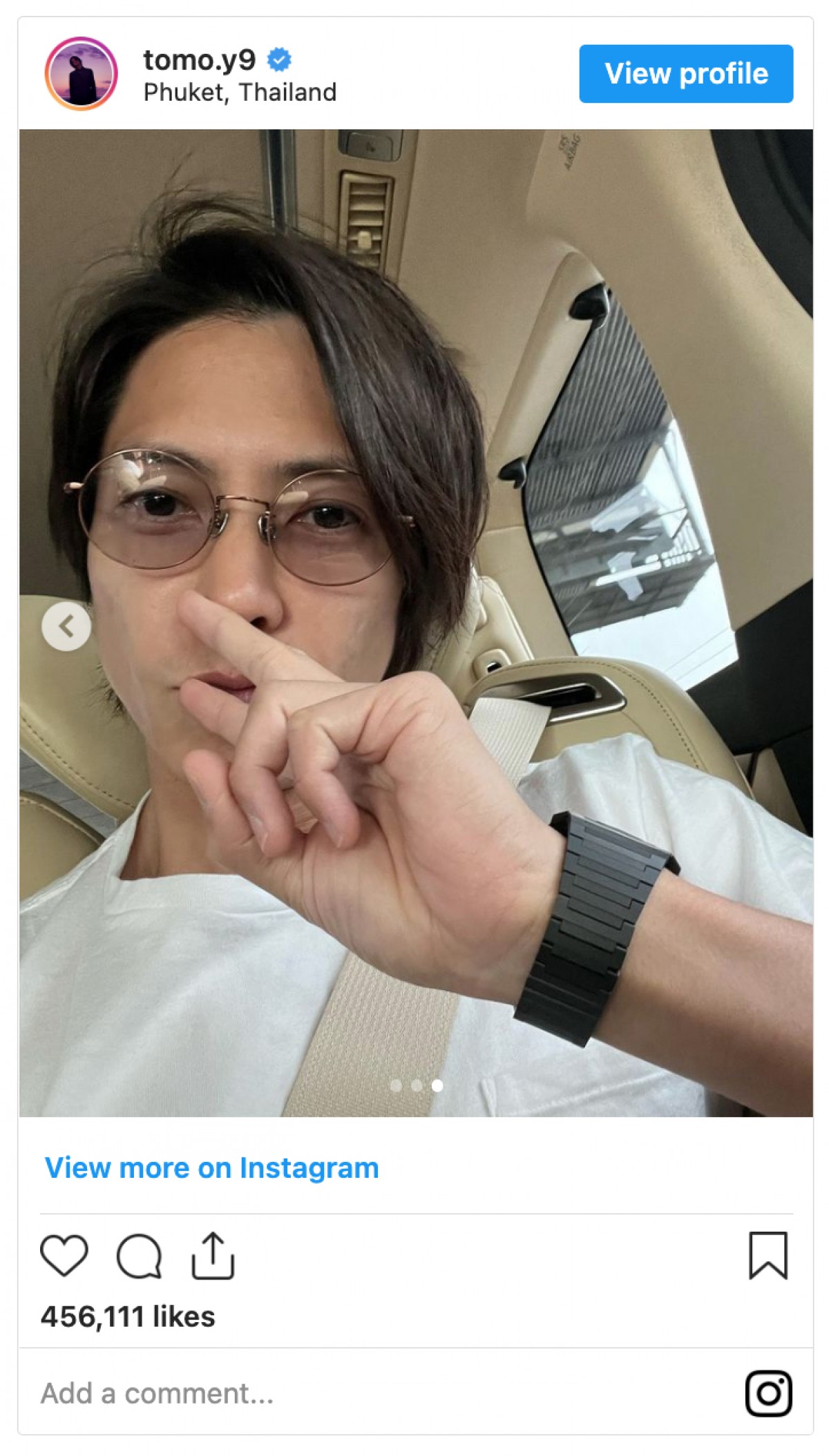 山下智久「たっぷり充電して日本で仕事再開」　休暇ショット＆“ただいま”報告にファン歓喜