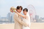 ドラマ『個人差あります』に出演する（左から）白洲迅、新川優愛