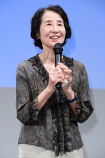 香川京子、映画『島守の塔』完成披露試写会に登場